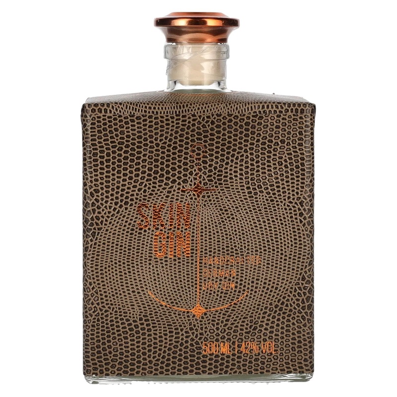 Skin Gin Handcrafted German Dry Gin Reptile Brown Skin 42% Vol. 0,5l