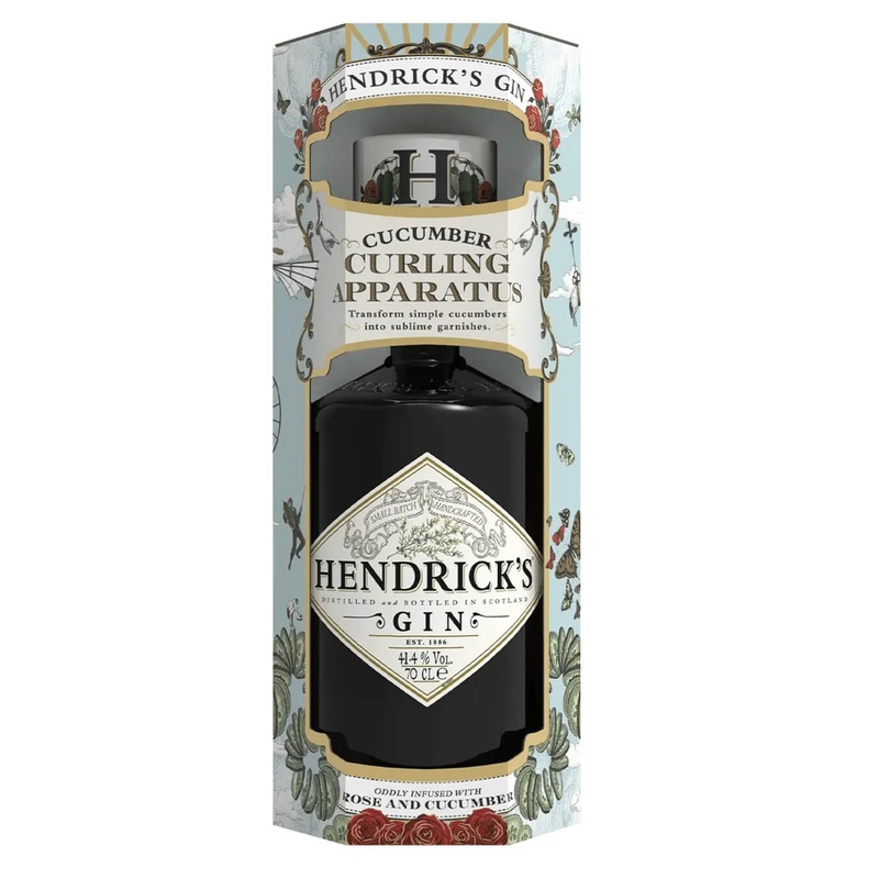 Hendrick's Gin & Cucumber Curler Gift Set, 70 cl
