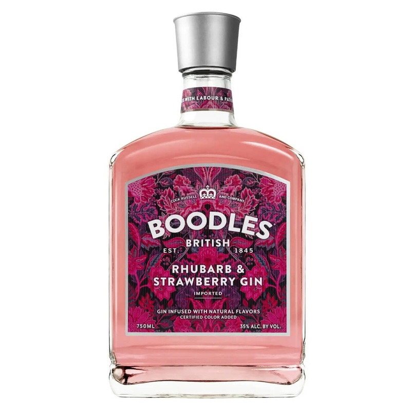 Boodle's Strawberry & Rhubarb Gin, 70 cl