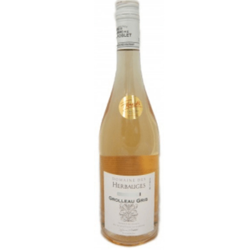 DOMAINE DES HERBAUGES GROLLEAU ROSE GRIS 750ML