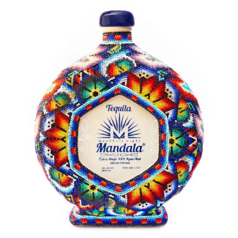 Mandala Tequila Extra Aejo Arte Huichol 1L