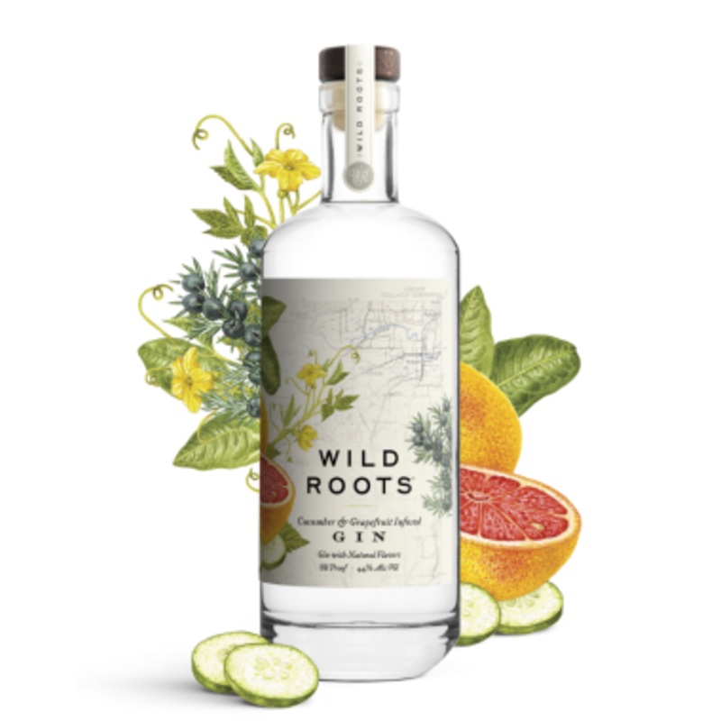 Wild Roots Gin Cucumber And Grapefruit