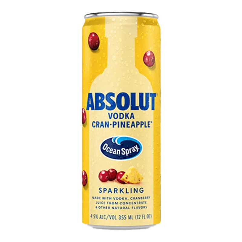 Absolut x Ocean Spray Vodka Cran Pineapple 4-Pack