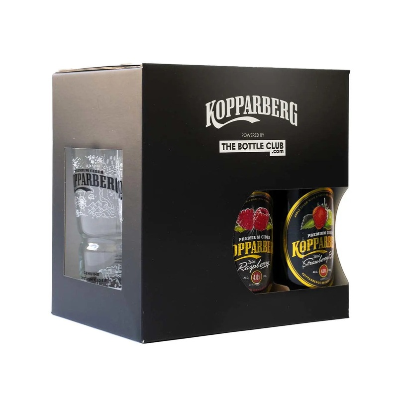 Kopparberg 4 Mix Cider, 500 ml & Glass Gift Box