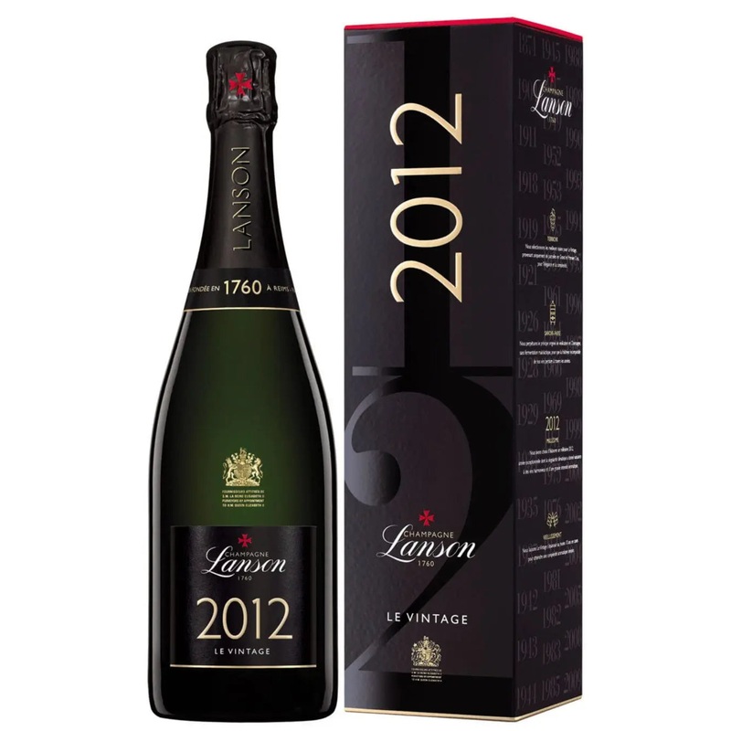 Lanson Le Vintage 2012 Champagne Gift Box, 75 cl