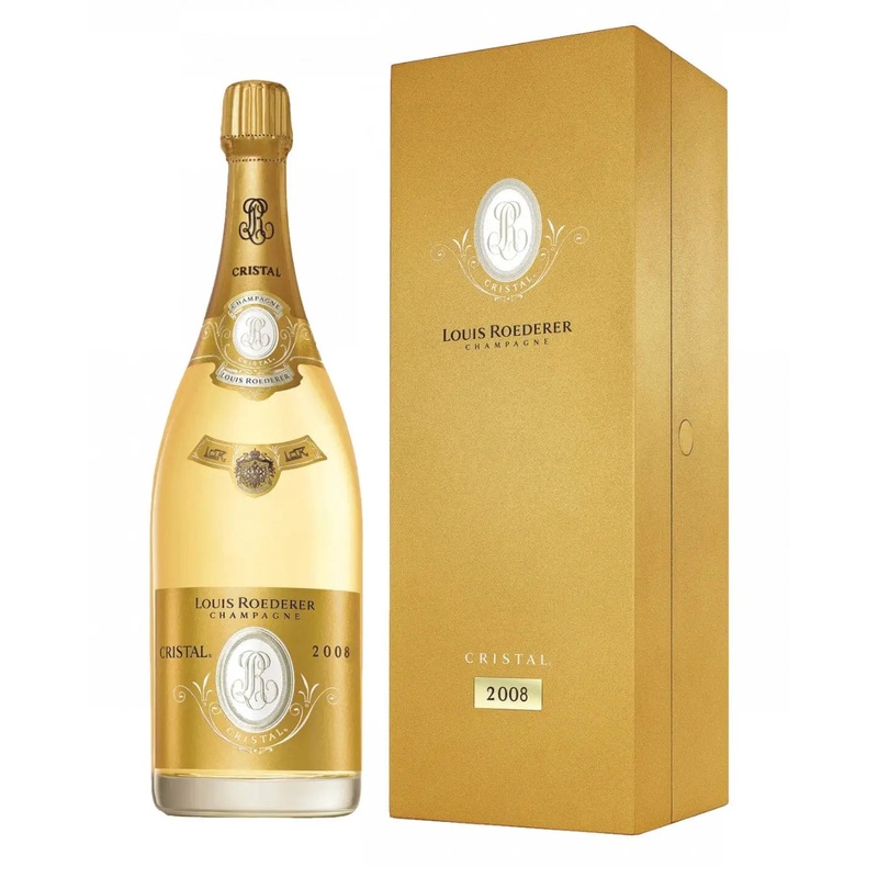 Louis Roederer Cristal Brut 2008 Magnum Champagne, 1.5 L