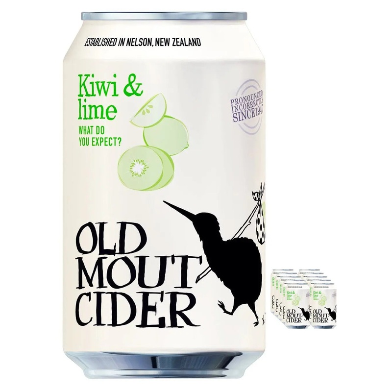 Old Mout Kiwi & Lime Cider Can Multipack, 10 x 330 Ml