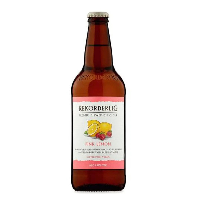 Rekorderlig Premium Swedish Pink Lemon Cider, 15 x 500 ml