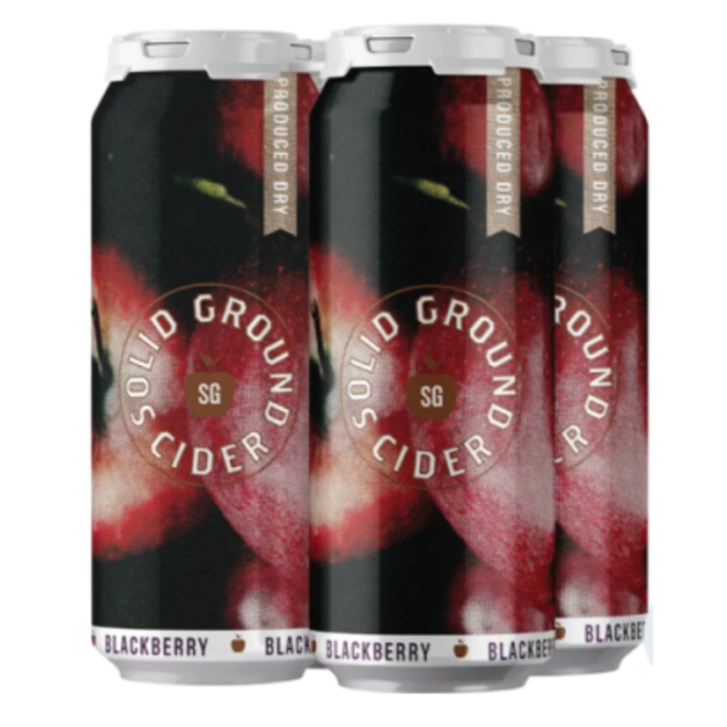 Solid Ground Cider Blackberry 19oz