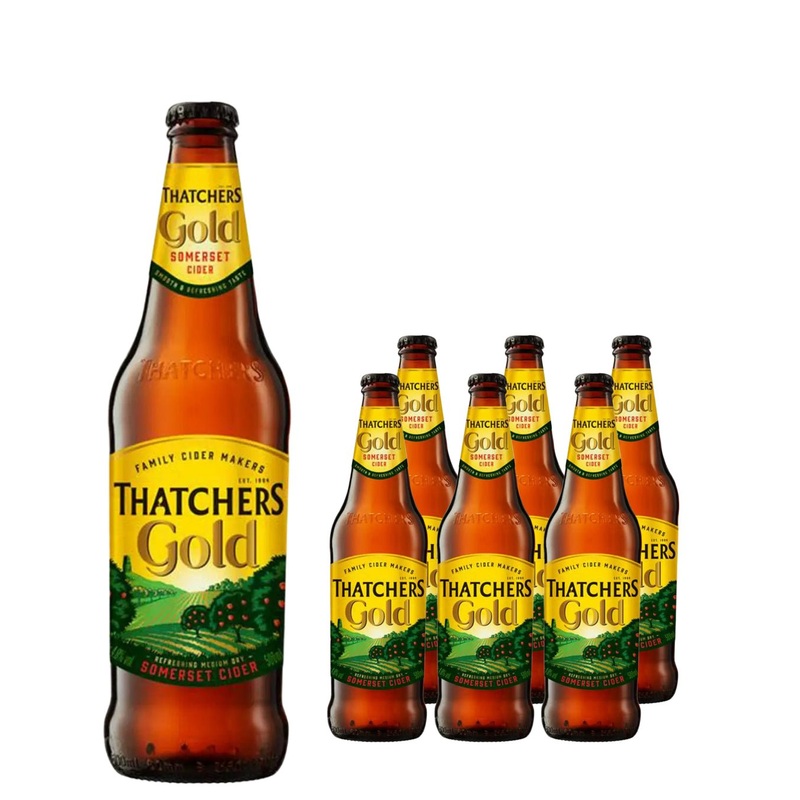 Thatchers Gold Cider Multipack, 6 x 500 ml