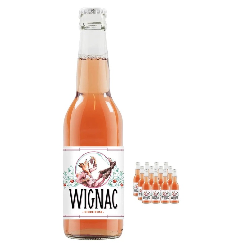 Wignac Cidre Rose, Le Goupil Multipack, 12 x 330 ml
