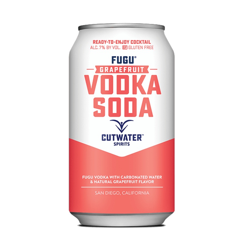 Fugu Grapefruit Vodka Soda (4 Pack - 12 Ounce Cans)