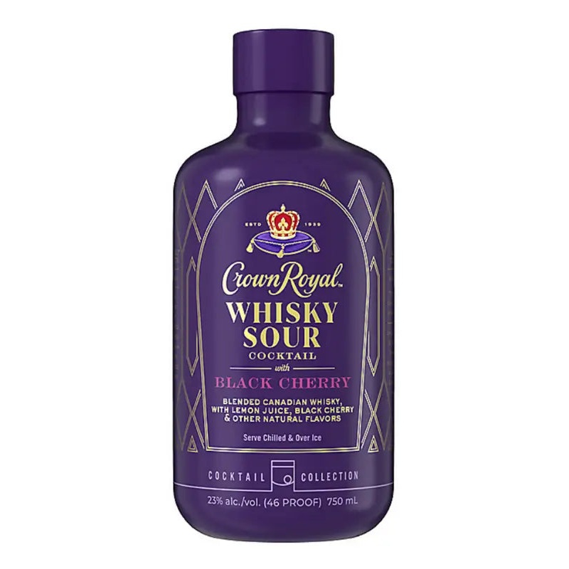 Crown Royal Whiskey Sour Black Cherry Cocktail 750mL