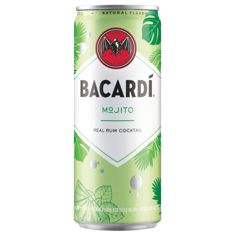 BACARDI CKTL MOJITO 11.8 CAN6/4P