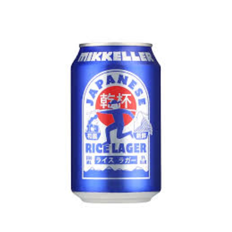 Mikkeller Japanese Rice Lager 5% abv 330ml Can