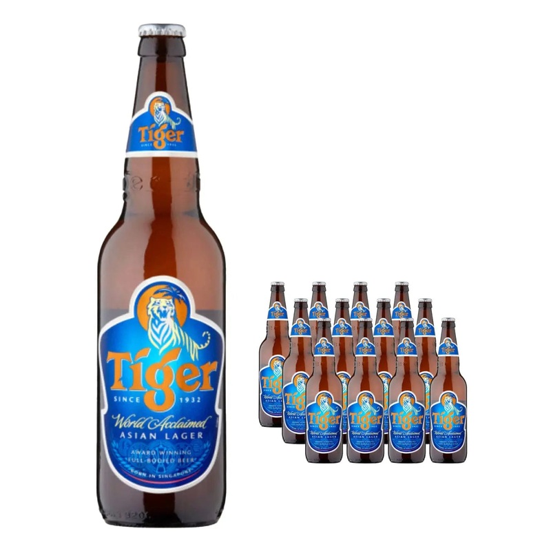 Tiger Premium Lager Beer Multipack, 12 x 640 ml