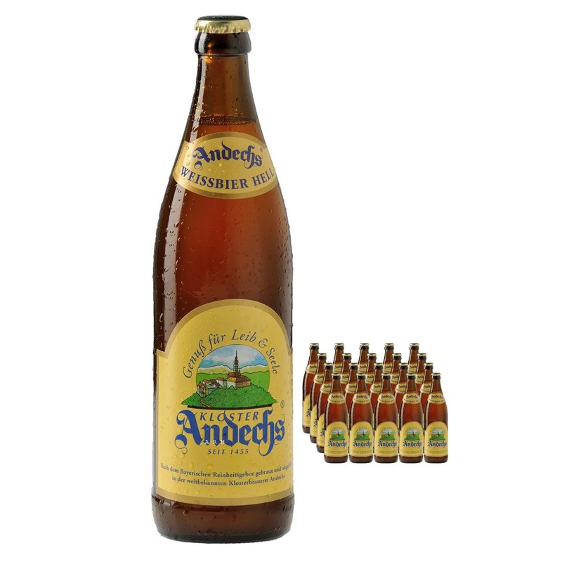 Andechs Weissbier Hell Multipack, 20 x 500 ml