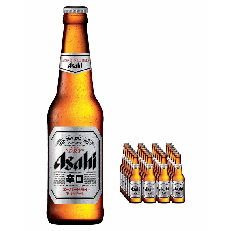 Asahi Super Dry Beer Bottles Multipack, 24 x 330 ml