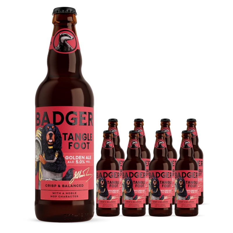Badger Tangle foot Golden Ale Multipack, 8 x 500 ml