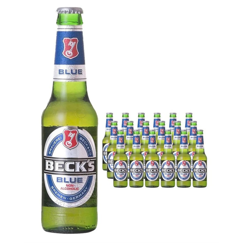Becks Blue Alcohol Free Beer Bottle Multipack, 24 x 275 ml