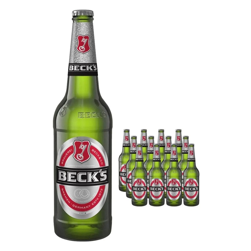 Becks Premium Lager Bottle Multipack, 12 x 660 ml