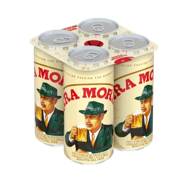 Birra Moretti Lager Beer Can Multipack, 24 x 440 ml