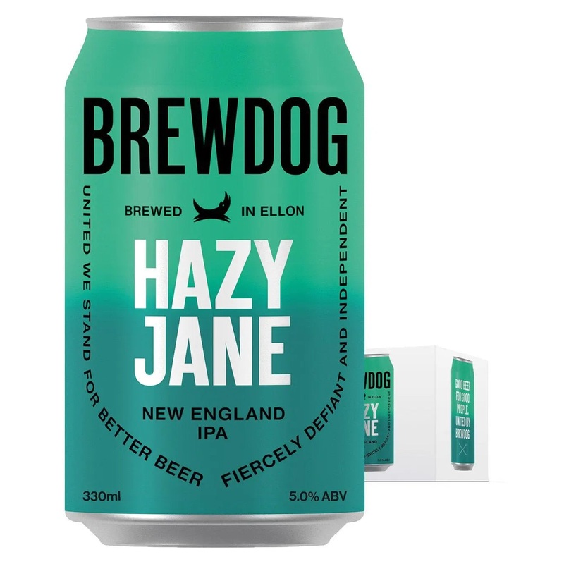 BrewDog Hazy Jane Beer Can Multipack, 4 x 330 ml