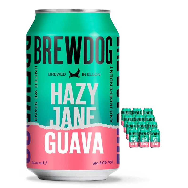 Brewdog Hazy Jane Guava Beer Can Multipack, 12 x 440 ml