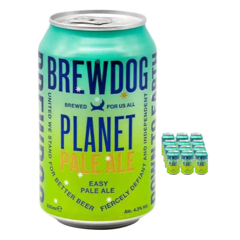 Brewdog Planet Pale Ale Beer Can Multipack, 12 x 440 ml