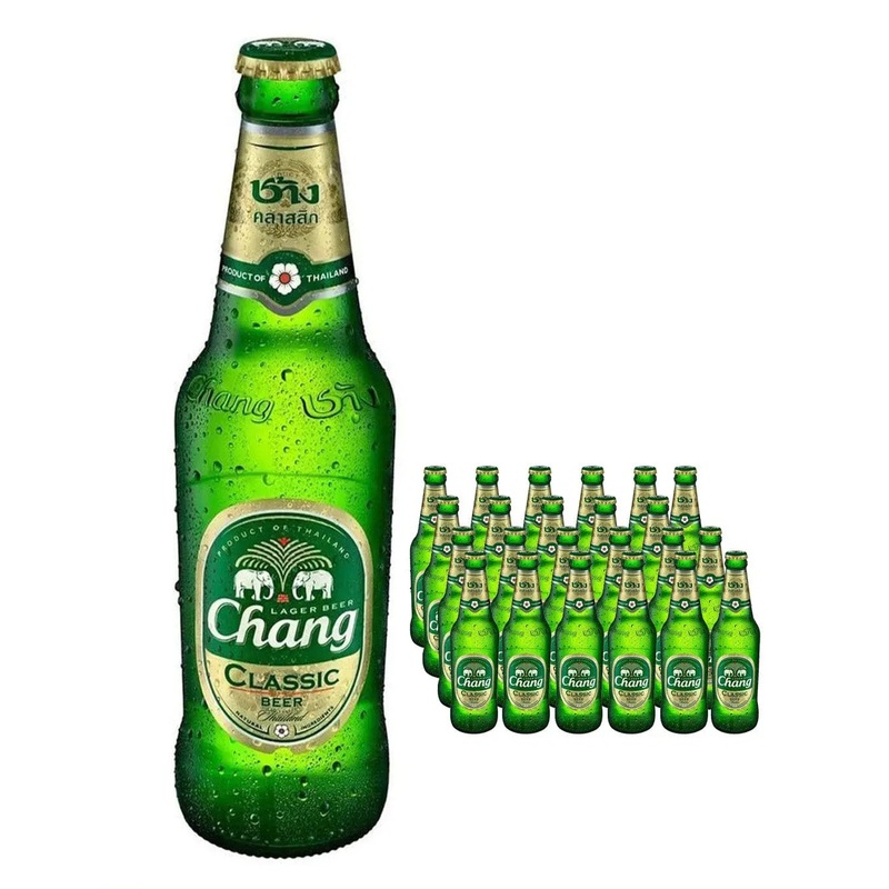 Chang Lager Beer Bottles, 24 x 320 ml