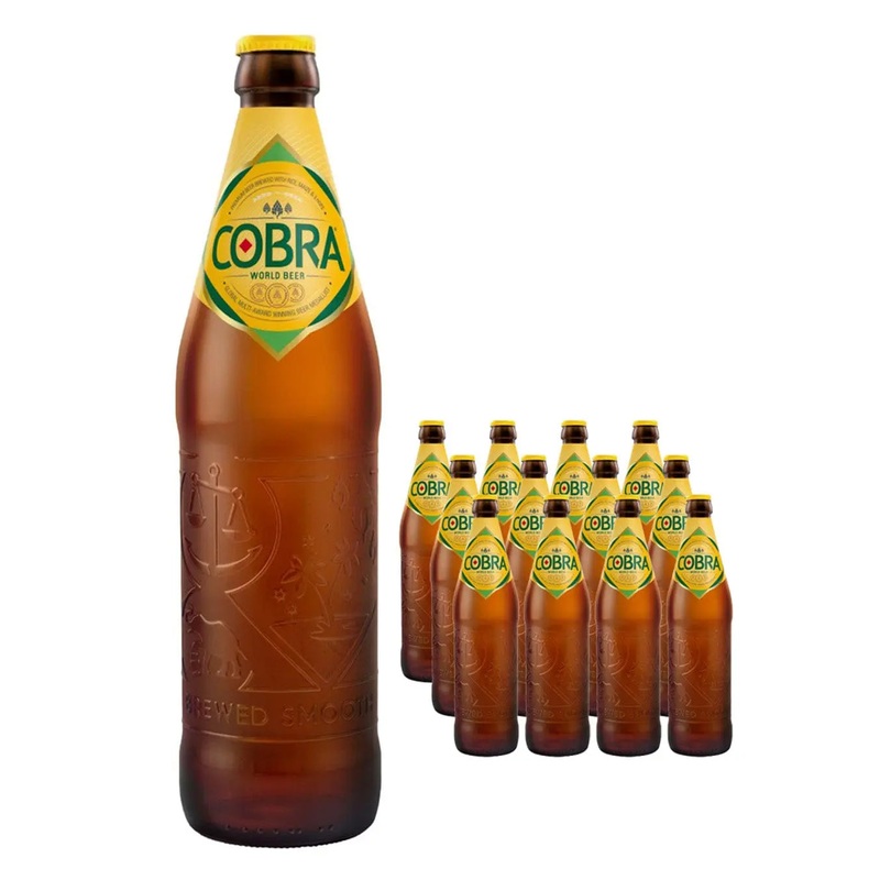 Cobra Extra Smooth Premium Lager Beer Multipack, 12 x 660 ml