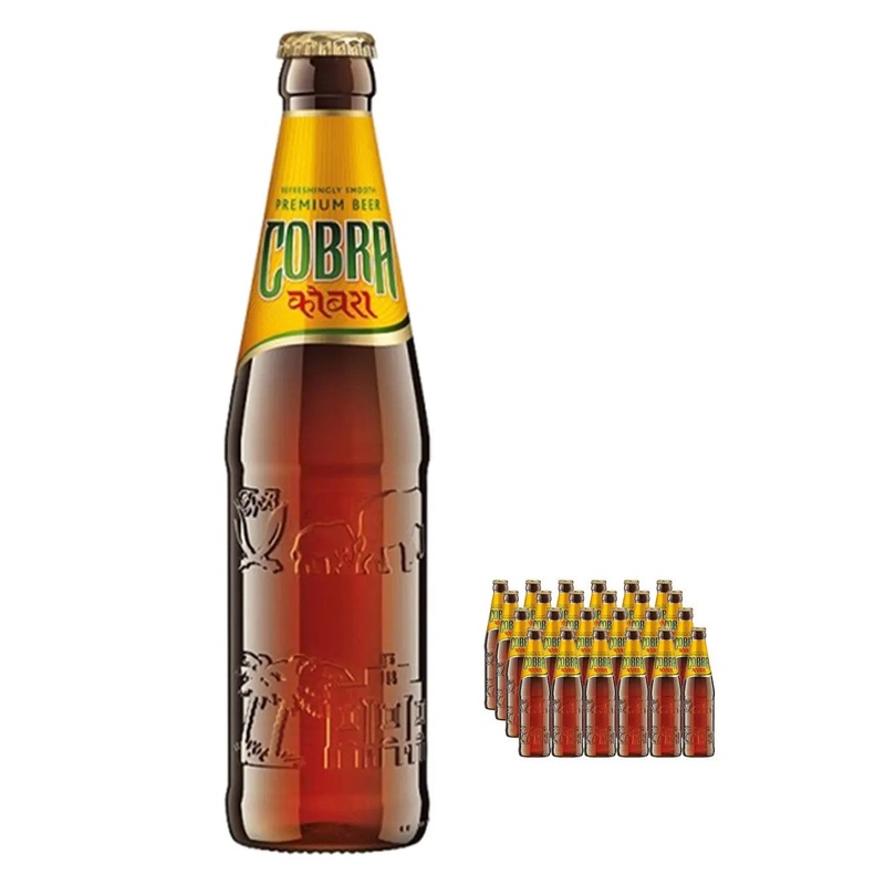 Cobra Extra Smooth Premium Lager Beer Multipack, 24 x 330 ml
