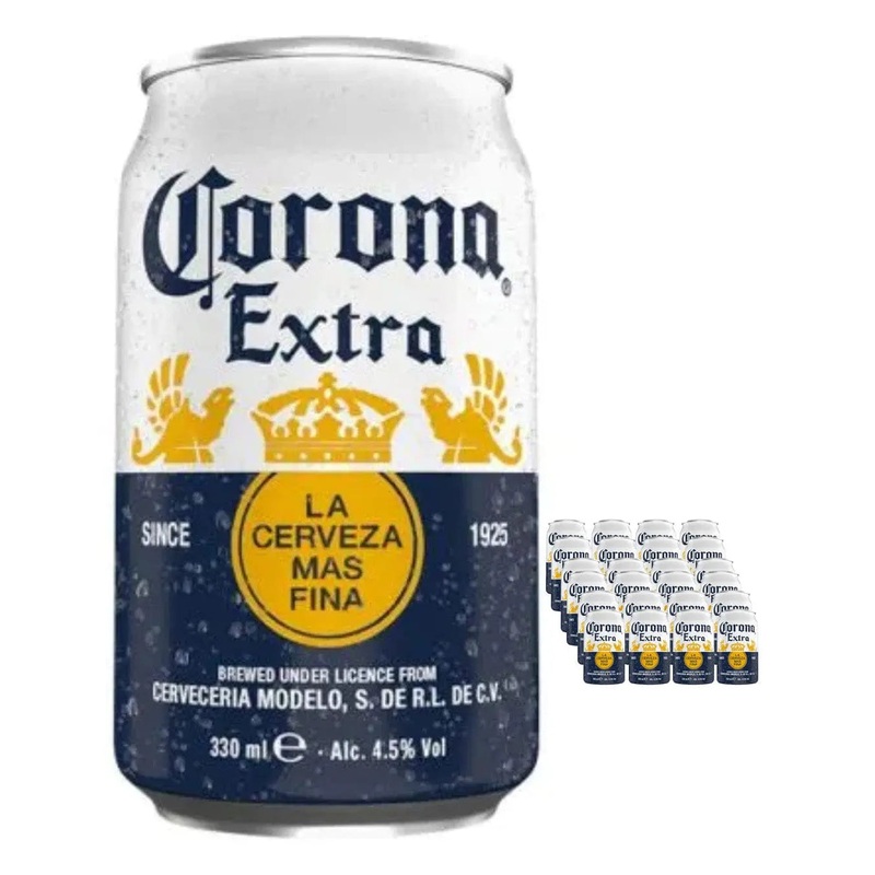 Corona Extra Beer Can Multipack, 24 x 330 ml