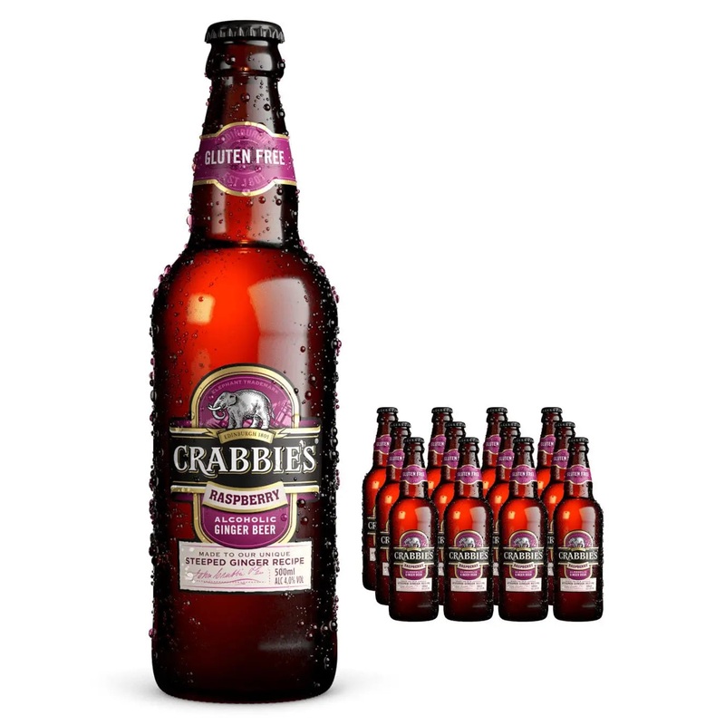 Crabbie's Raspberry Ginger Beer Multipack, 12 x 500 ml