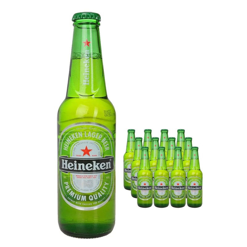 Heineken Premium Lager Beer Bottle Multipack, 12 x 650 ml