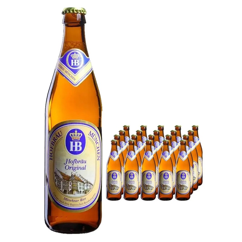 Hofbrauhaus Original Lager Pils Multipack, 20 x 500 ml