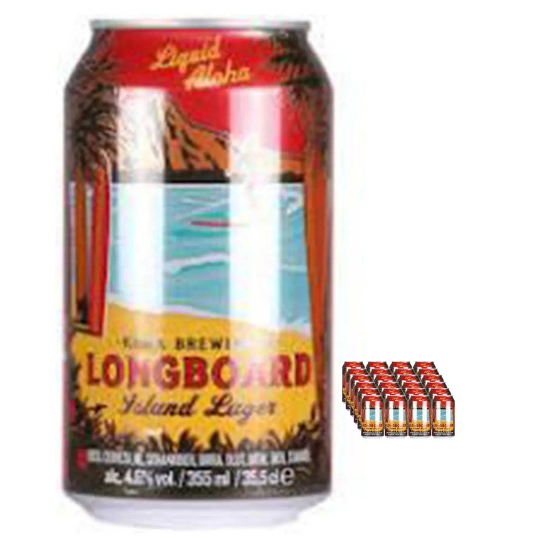 Kona Longboard Lager Can Multipack, 24 x 330 ml