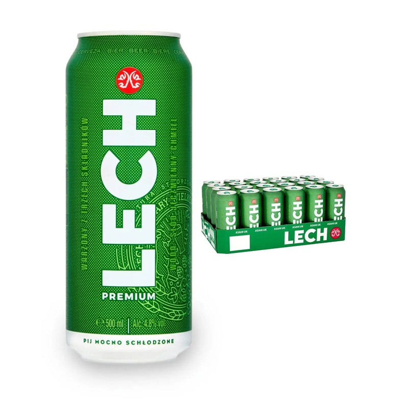 Lech Premium Lager Multipack, 24 x 500 ml