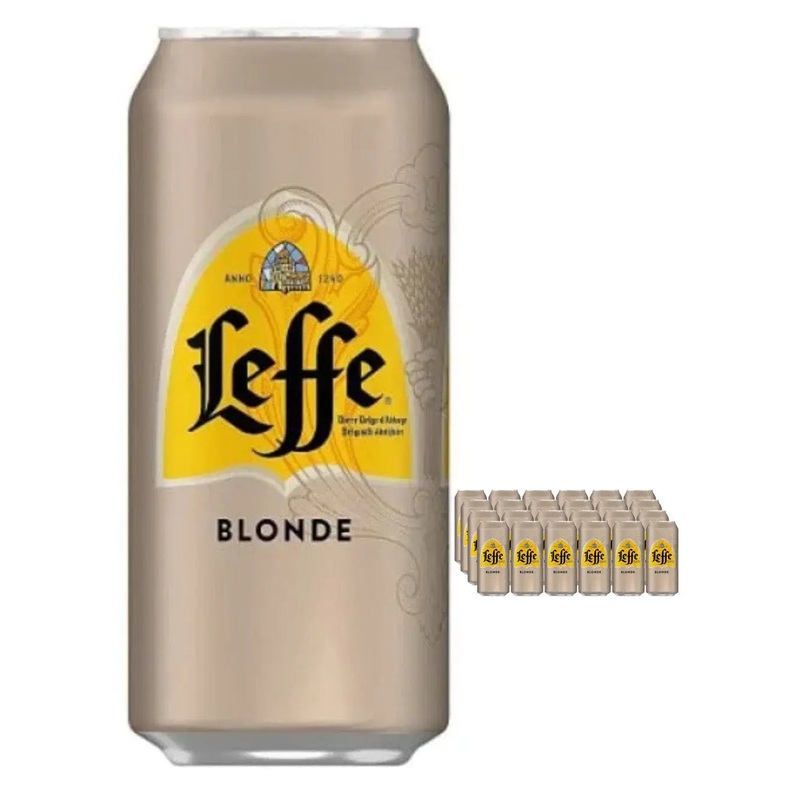 Leffe Blond Beer Can Multipack, 24 x 440 ml
