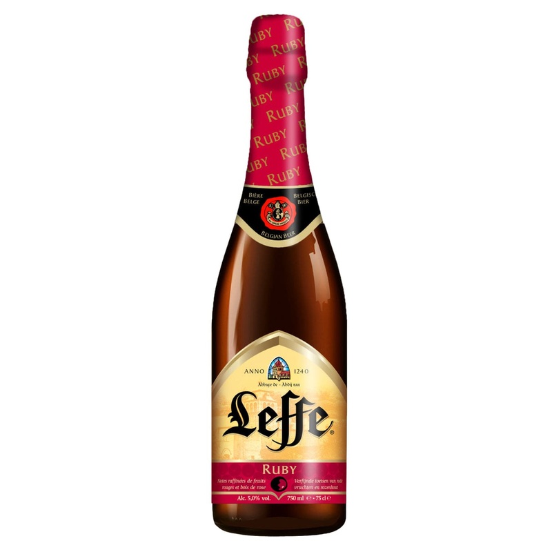 Leffe Ruby Abbey Beer, 6 x 750 ml