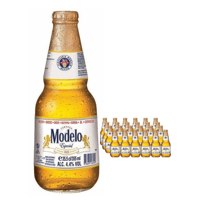 Modelo Especial Premium Lager Beer, 24 x 355 ml