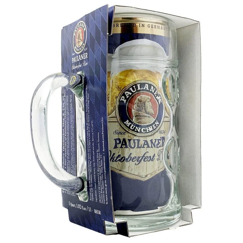 Paulaner Oktoberfest Stein & Can Beer, 1L