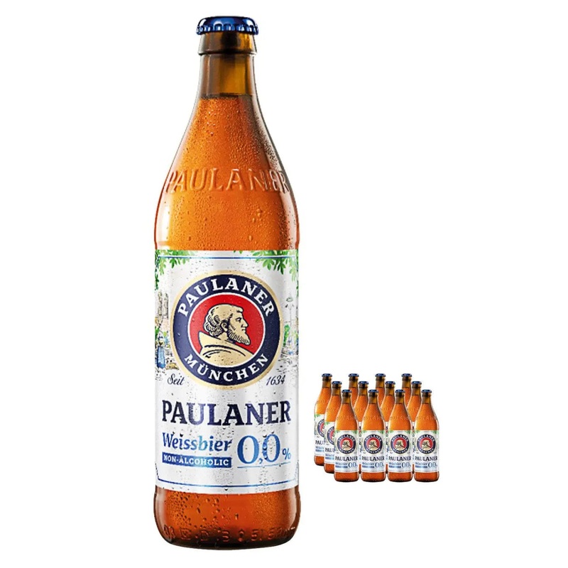 Paulaner Weisbier Alcohol Free Multipack, 12 x 500 ml