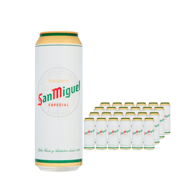 San Miguel Premium Lager Beer Can Multipack, 24 x 568 ml