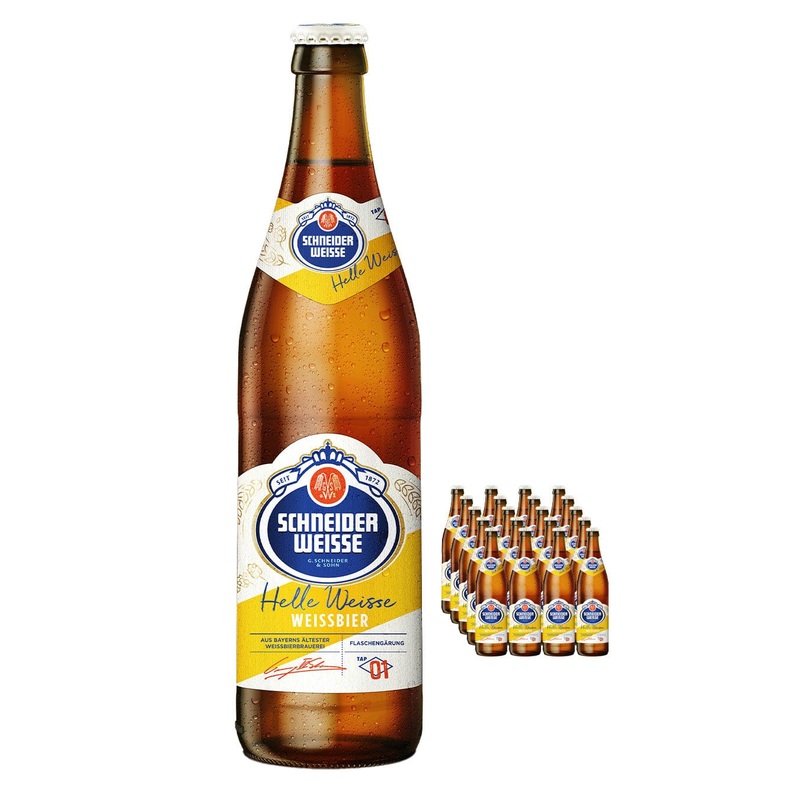 Schneider Helle Weissbier Multipack, 20 x 500 ml