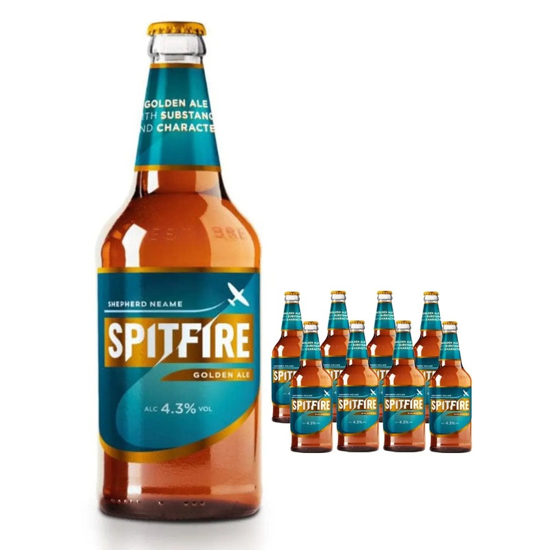 Shepherd Neame Spitfire Gold Beer Multipack, 8 x 500 ml