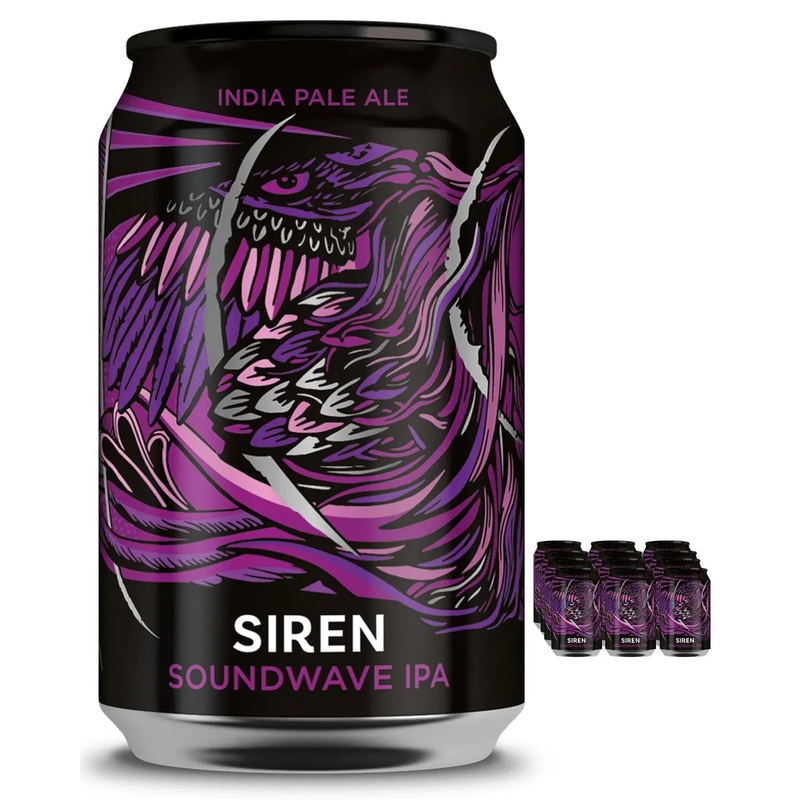 Siren Soundwave IPA Beer Can Multipacks, 12 x 330 ml