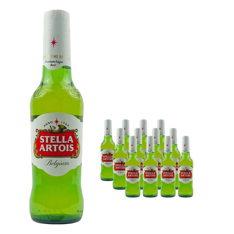 Stella Artois Premium Lager Beer Multipack, 12 x 330 ml