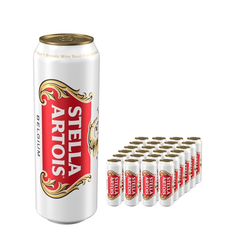 Stella Artois Premium Lager Beer Multipack, 24 x 568 ml