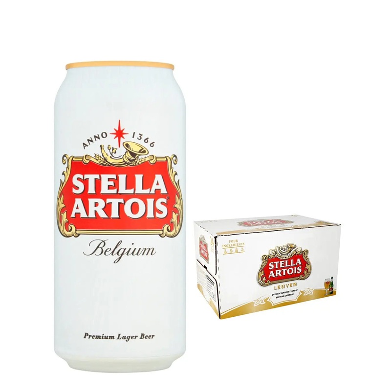 Stella Artois Premium Lager Multipack, 24 x 500 ml